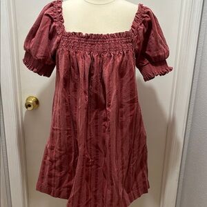 Free People Moana Striped Mini Dress